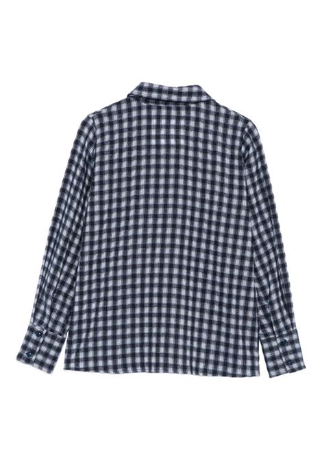 Camicia a quadri Lù-Lù BY MISS GRANT | LL3935BLU